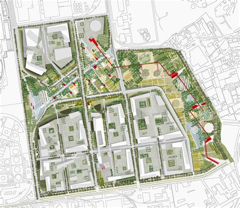 tesi progettazione area fabbrica planimetria